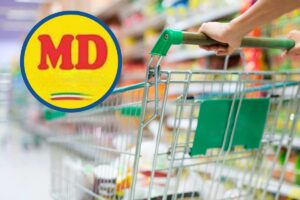 carrello della spesa e logo MD