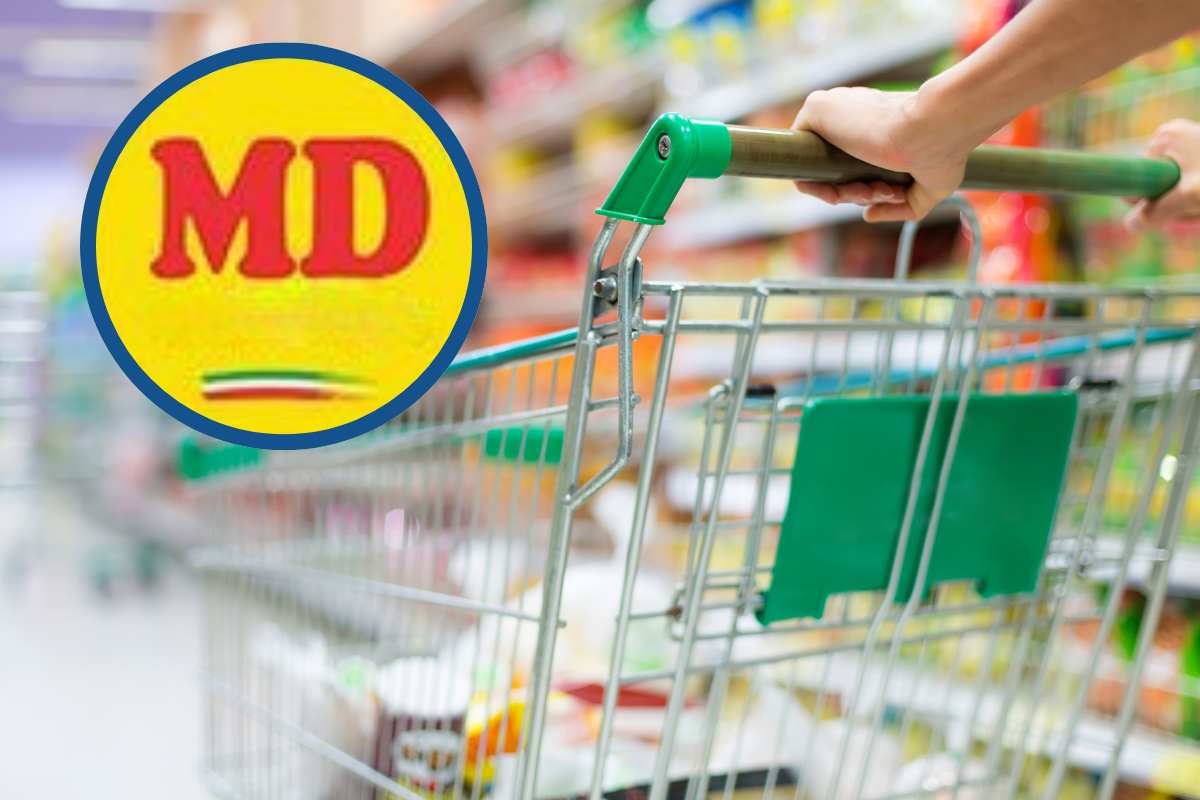 carrello della spesa e logo MD