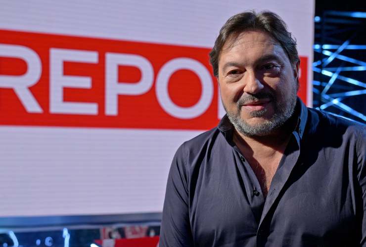 Sigfrido Ranucci nello studio di Report