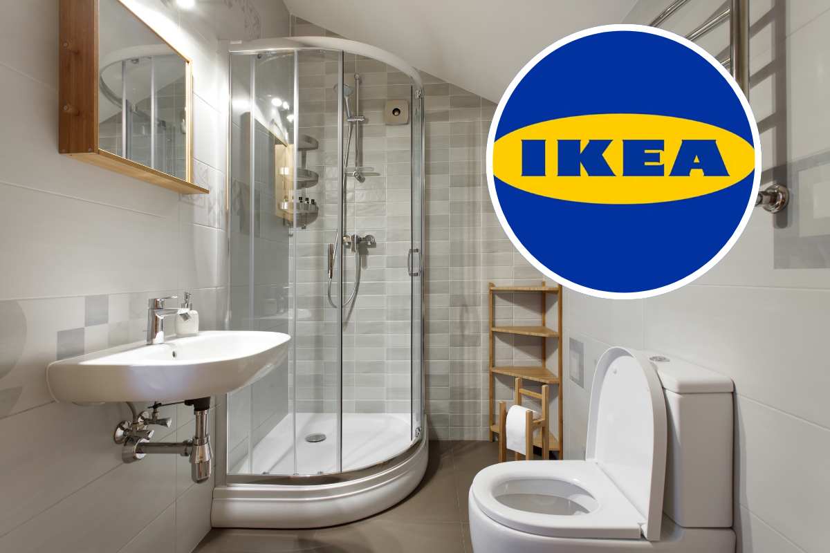 bagno piccolo e logo Ikea
