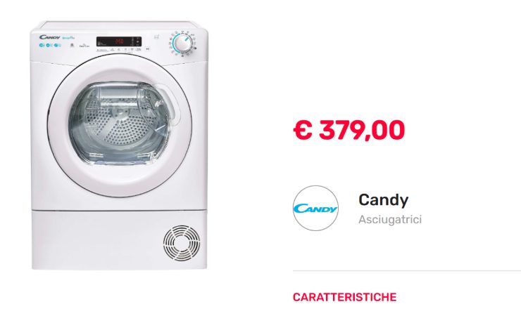 asciugatrice Candy