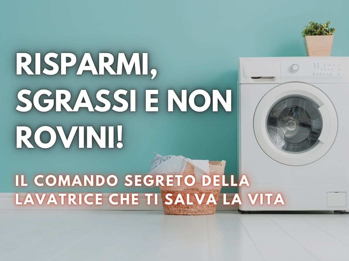 una lavatrice con una cesta di panni