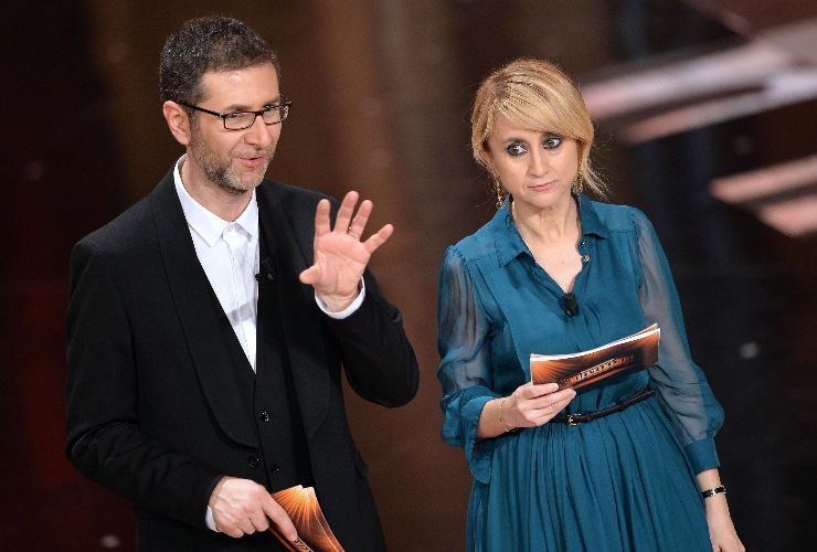 fabio fazio e luciana littizzetto a Sanremo