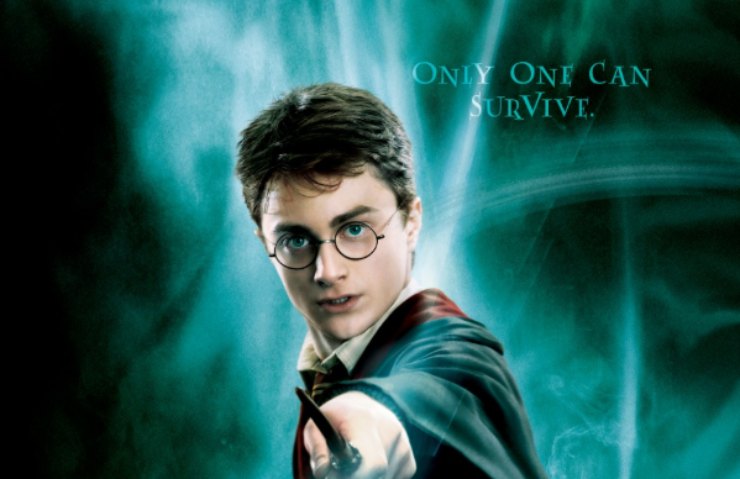 harry potter in una delle locandine del film