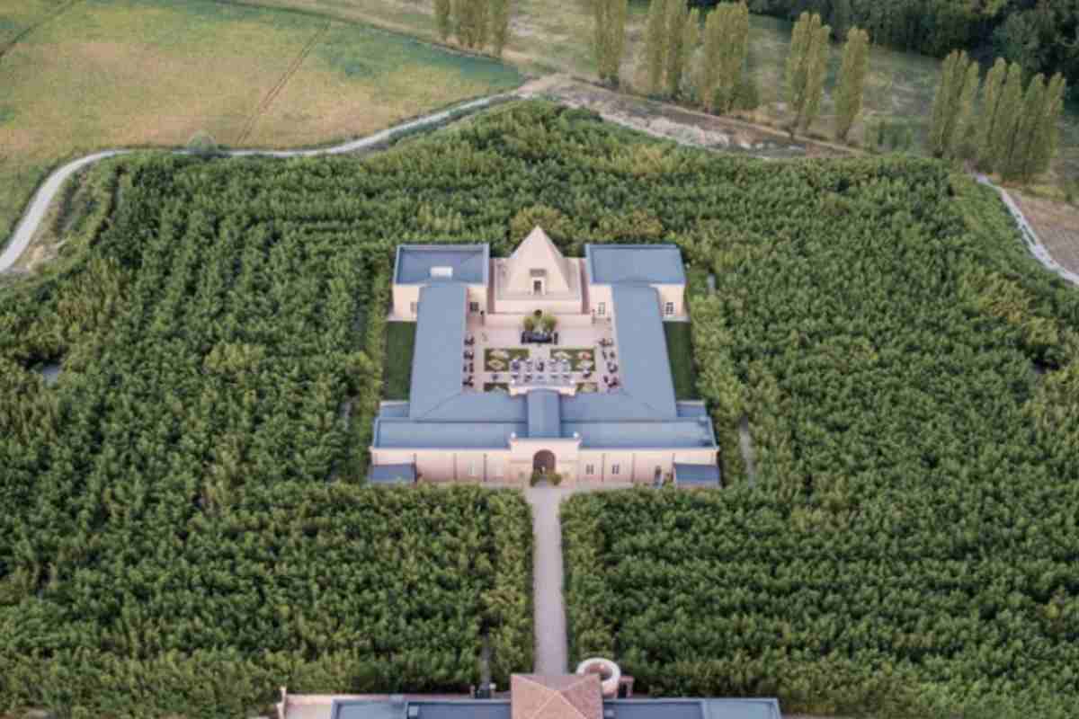 labirinto visto dall'alto