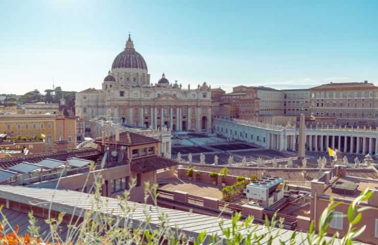 roma vista dall'alto