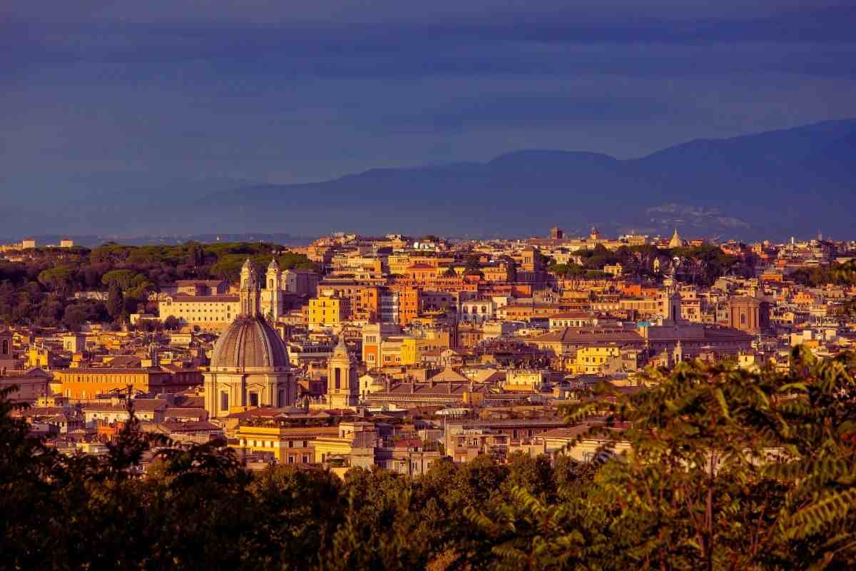 gianicolo vista su roma
