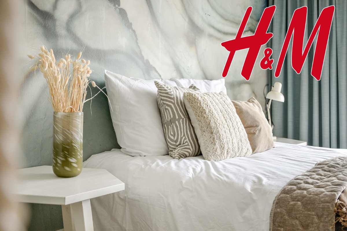 camera da letto logo H&M