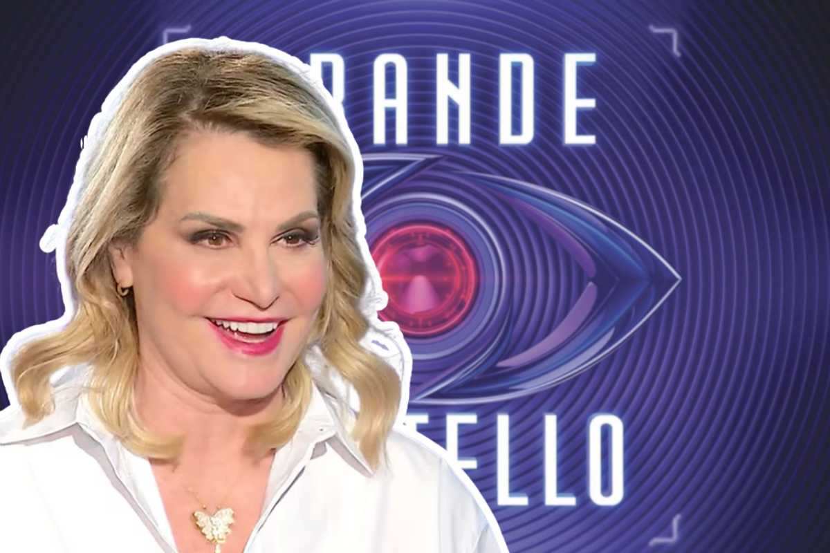 simona ventura e logo grande fratello