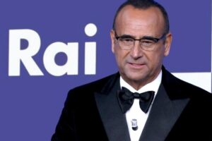 carlo conti e logo Rai