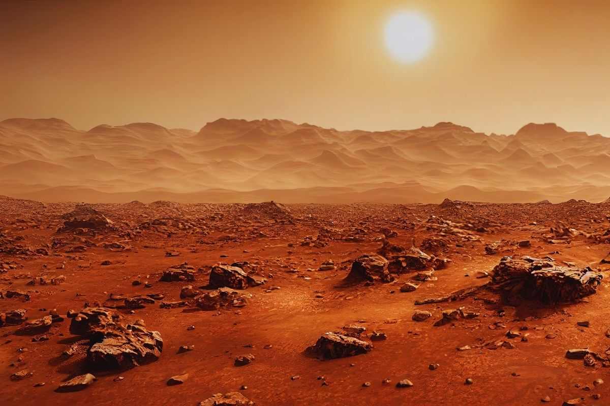 il territorio di marte