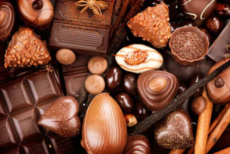 cioccolatini e praline di diverso tipo