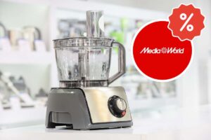 robot da cucina e logo MediaWorld
