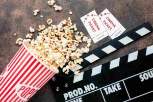ciak, pop corn e biglietti del cinema